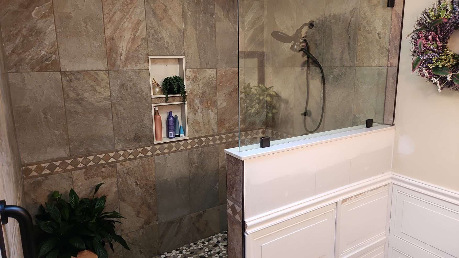 walk-in shower