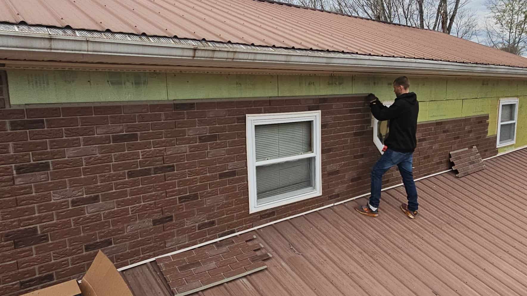 faux brick exterior siding