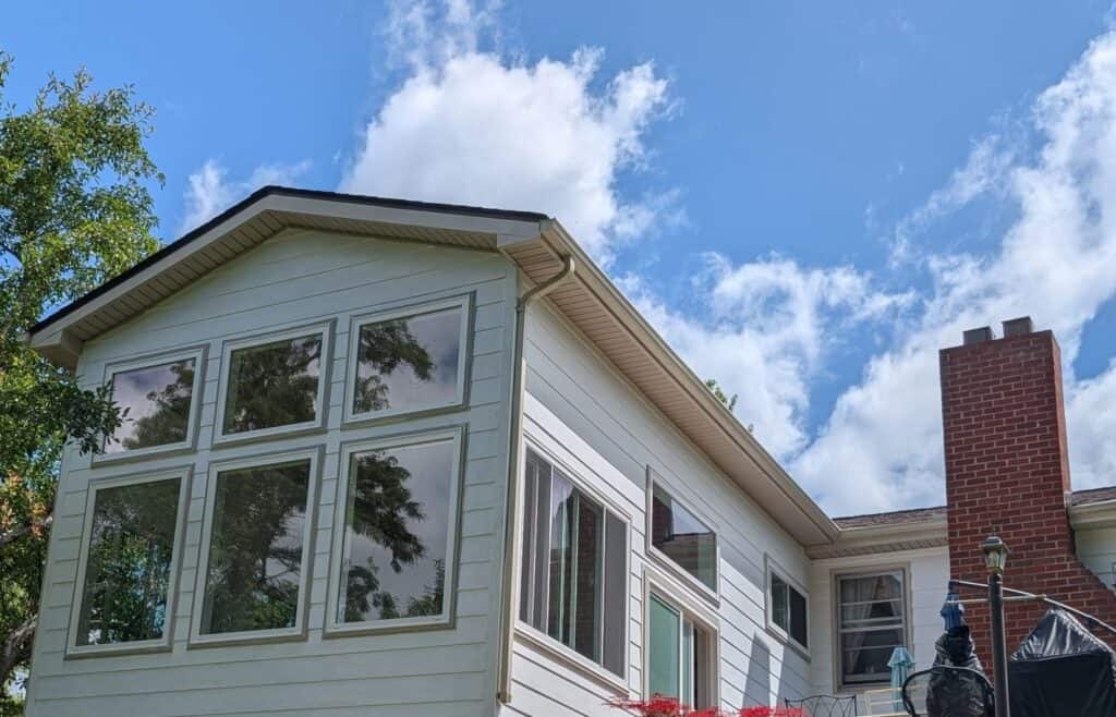 siding-on-hillside Exterior vinyl siding on a hillside home