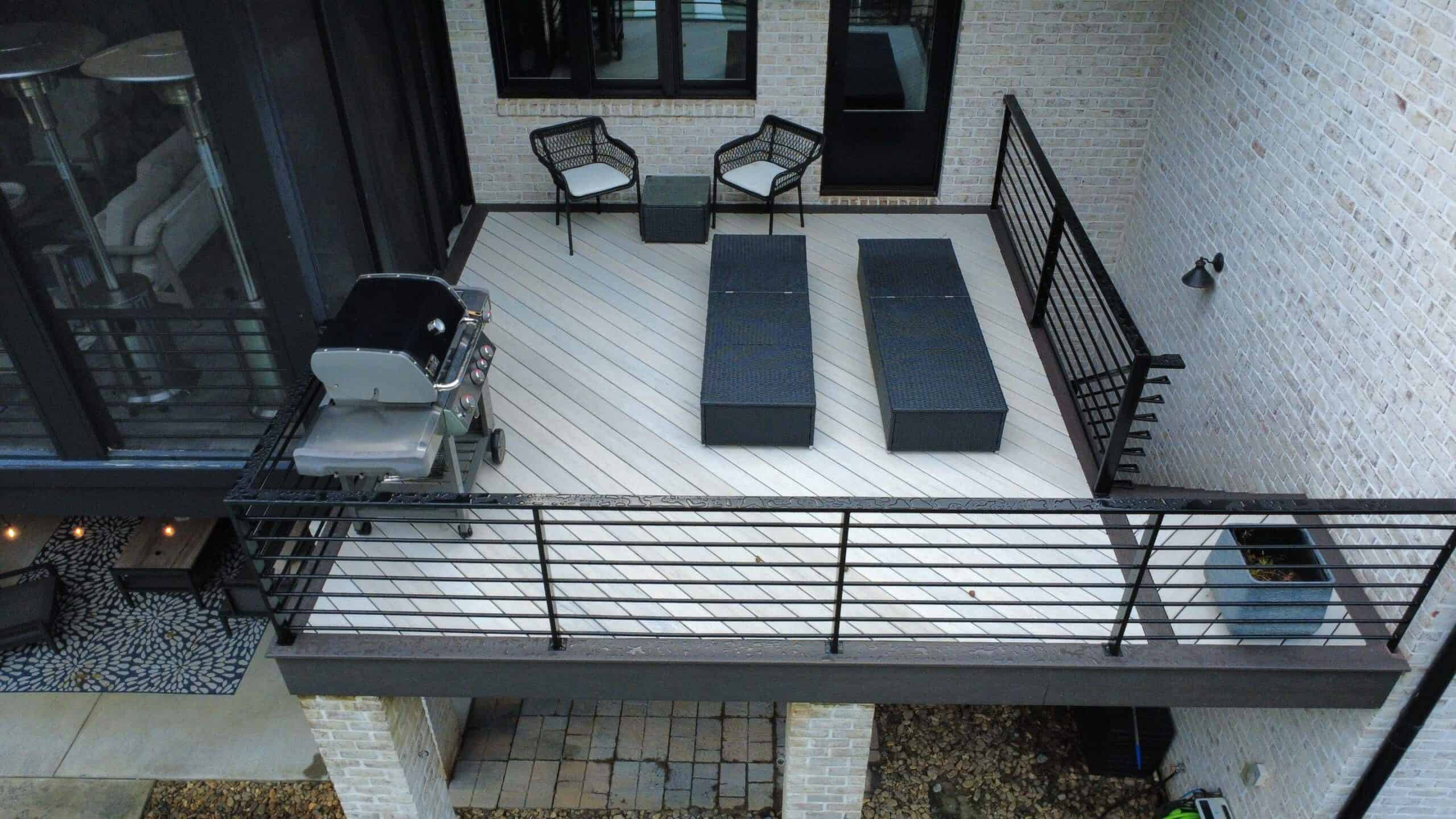 Timbertech with Trex Rainescape System